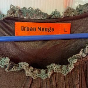 Brown URBAN MANGO a-line dress